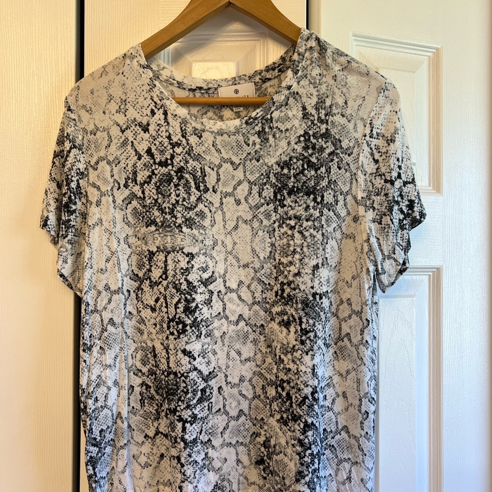 Socialite - Buttery Soft Snake Print Tee